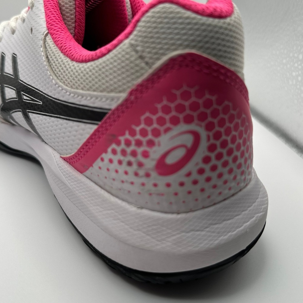 ASICS Gel-Dedicate 8 Pickleball Tennis Shoes White Pink Womens SZ 10 - Picture 8 of 8